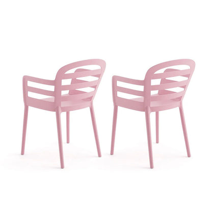 Set of 2 Boston Stackable Garden Armchairs