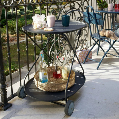 Berlivry Metal Garden Serving Trolley