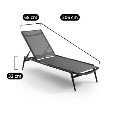 Asina Aluminium Sun Lounger