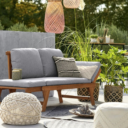 Genis Grey Garden Chair