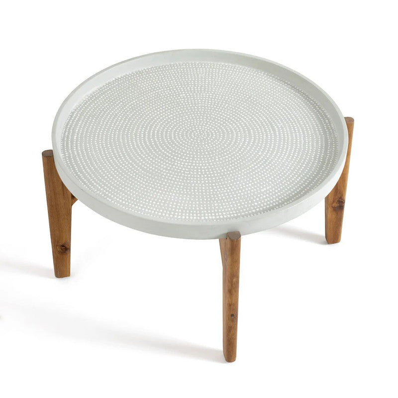 Laccy Acacia and Cement Fibre Coffee Table