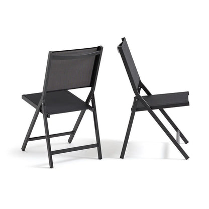 Asina Set of 2 Aluminium Folding Chairs