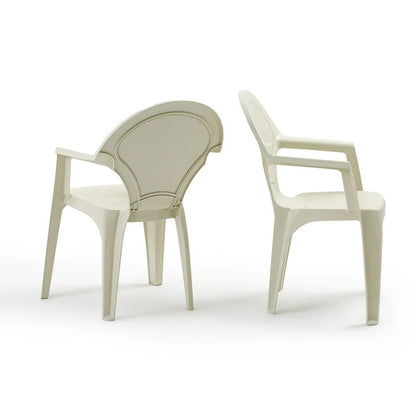 Winox Set of 2 Polypropylene Garden Armchairs