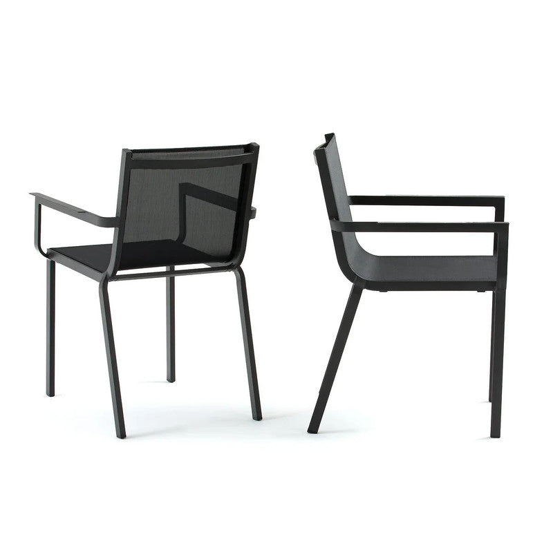 Asina Set of 2 Aluminium Chairs