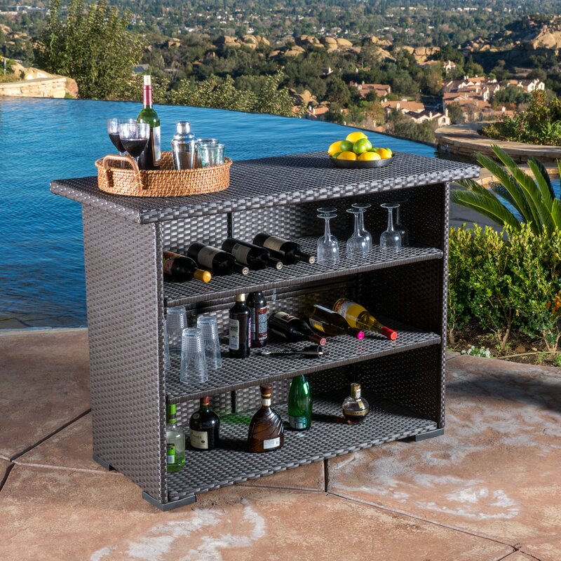 Wicker Bar Counter