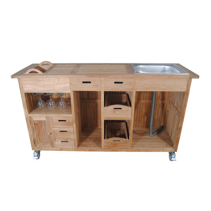 Teak Bar Counter